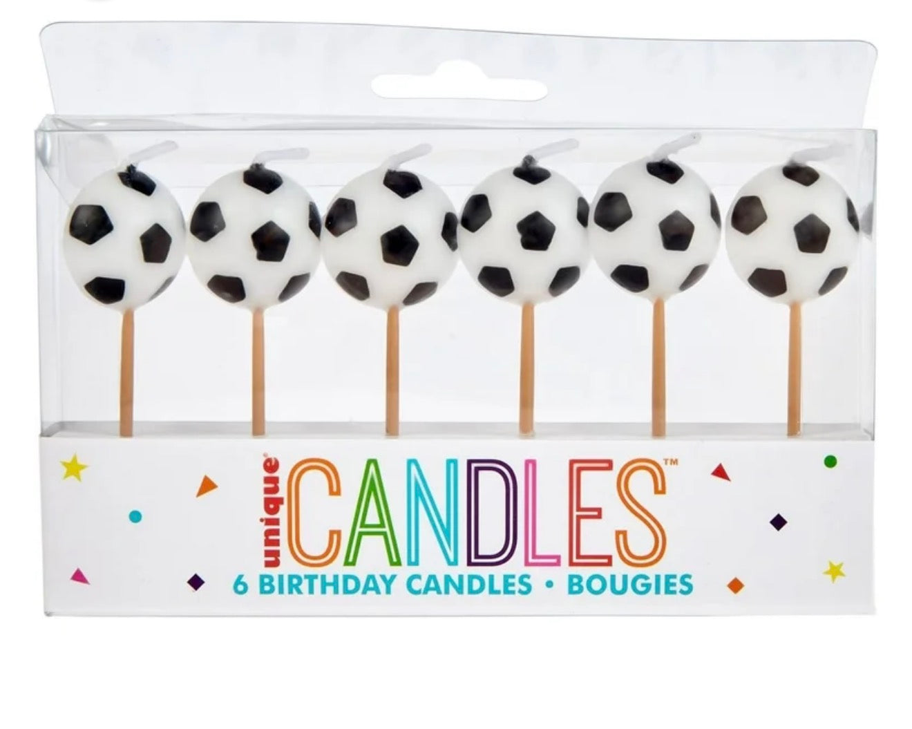 Soccer Ball Birthday Candles