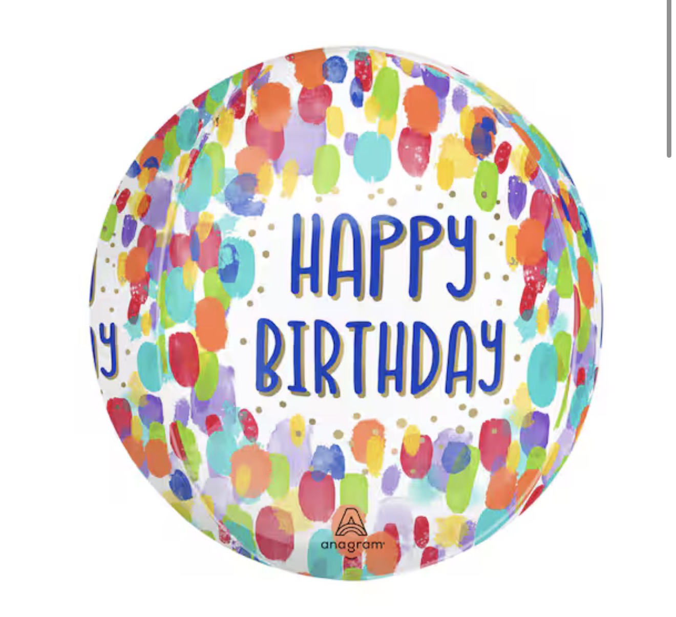 Happy Birthday Clearz Balloon
