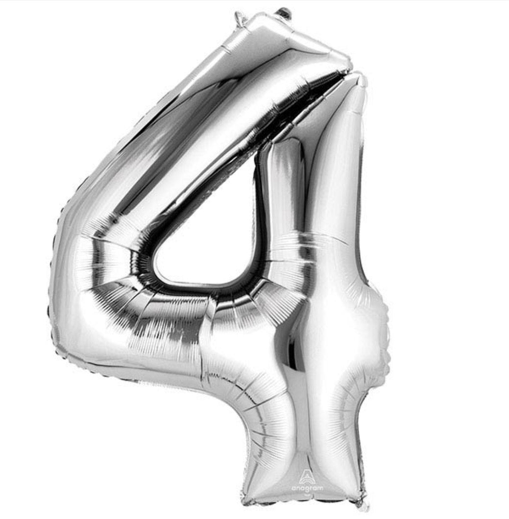 34" SILVER FOIL NUMBER 4