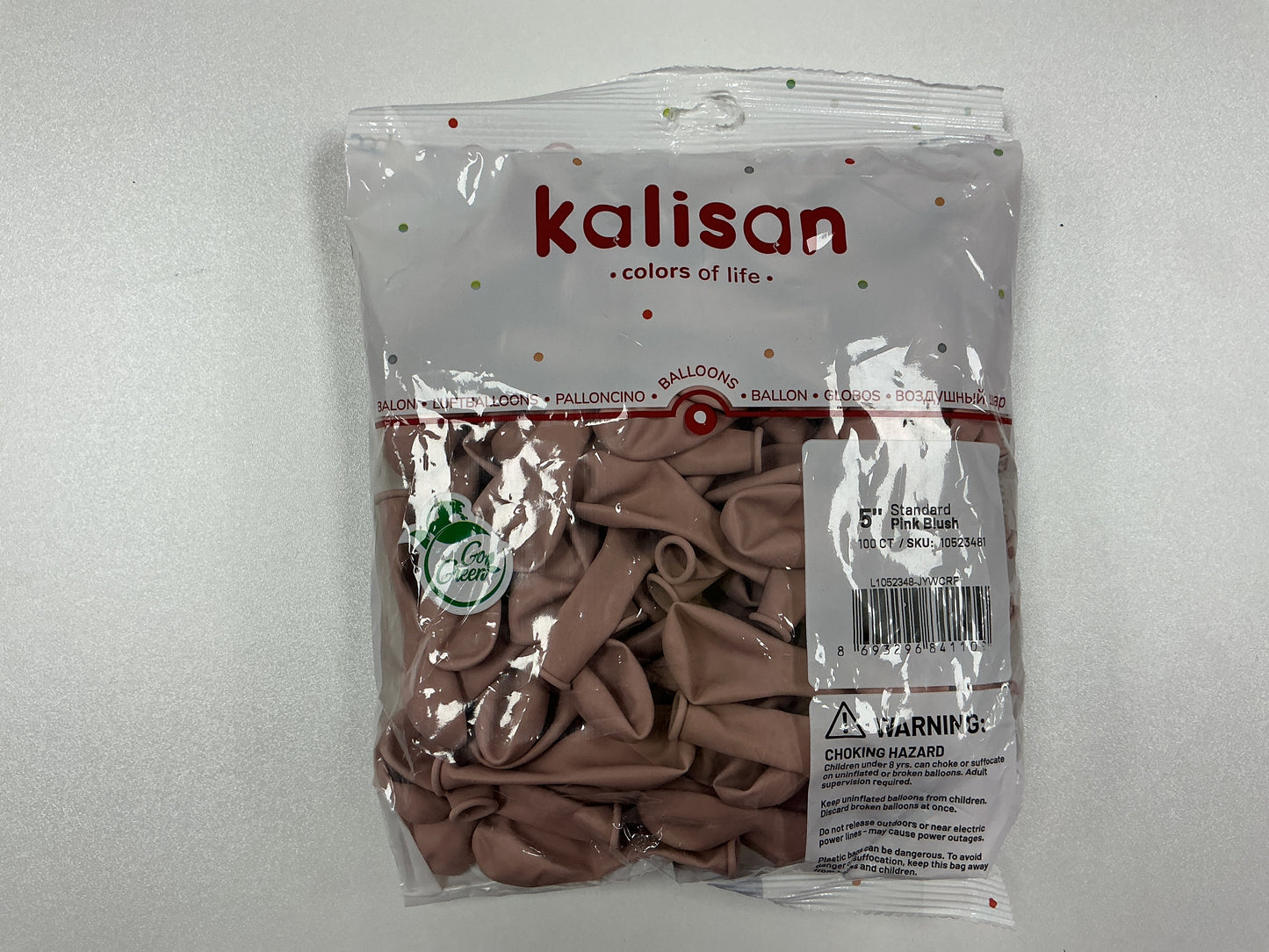 Kalisan - 5” Standard Pink Blush (100ct)