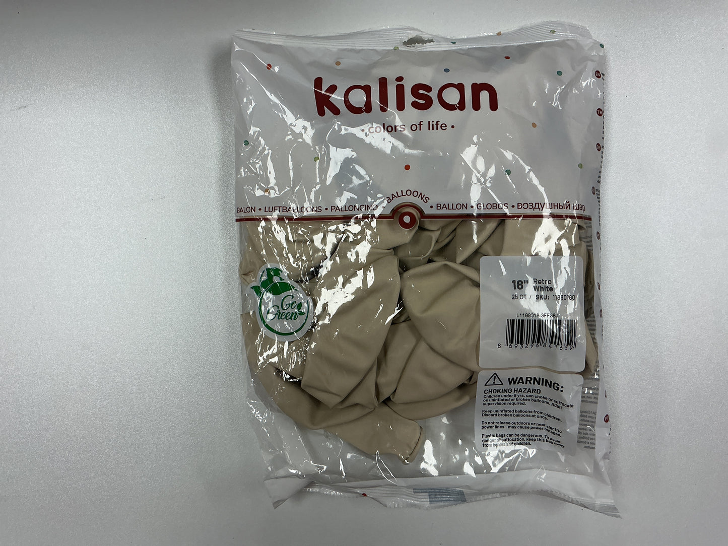 Kalisan - 18” Retro White