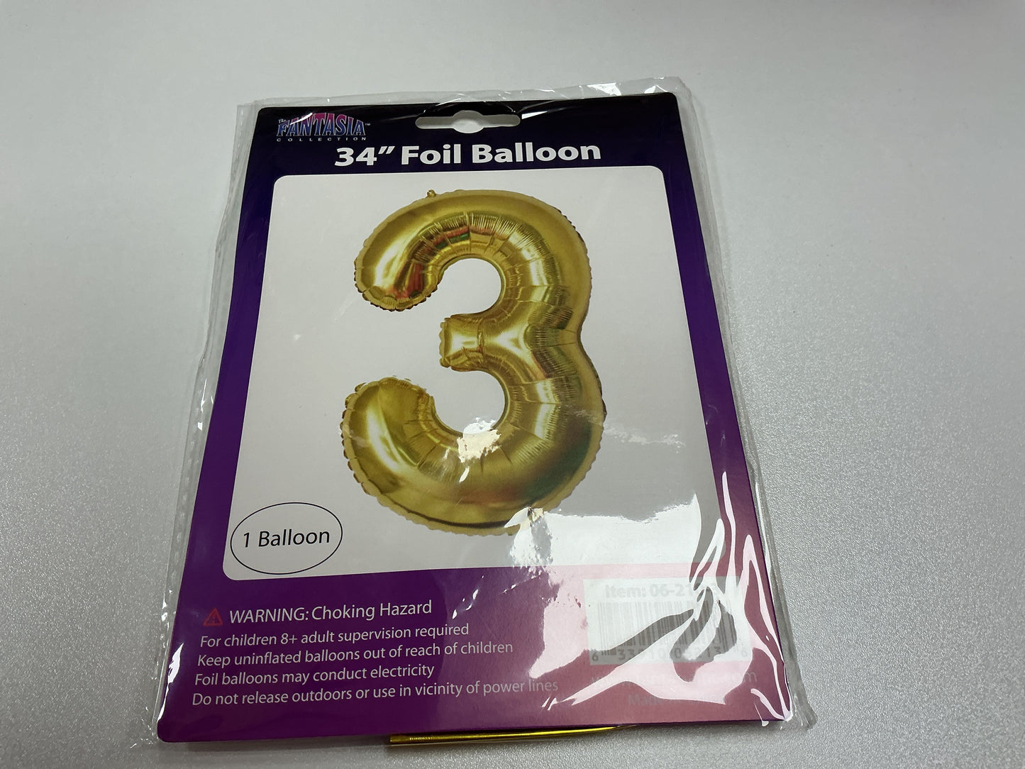 34 Inch Foil Number Balloon