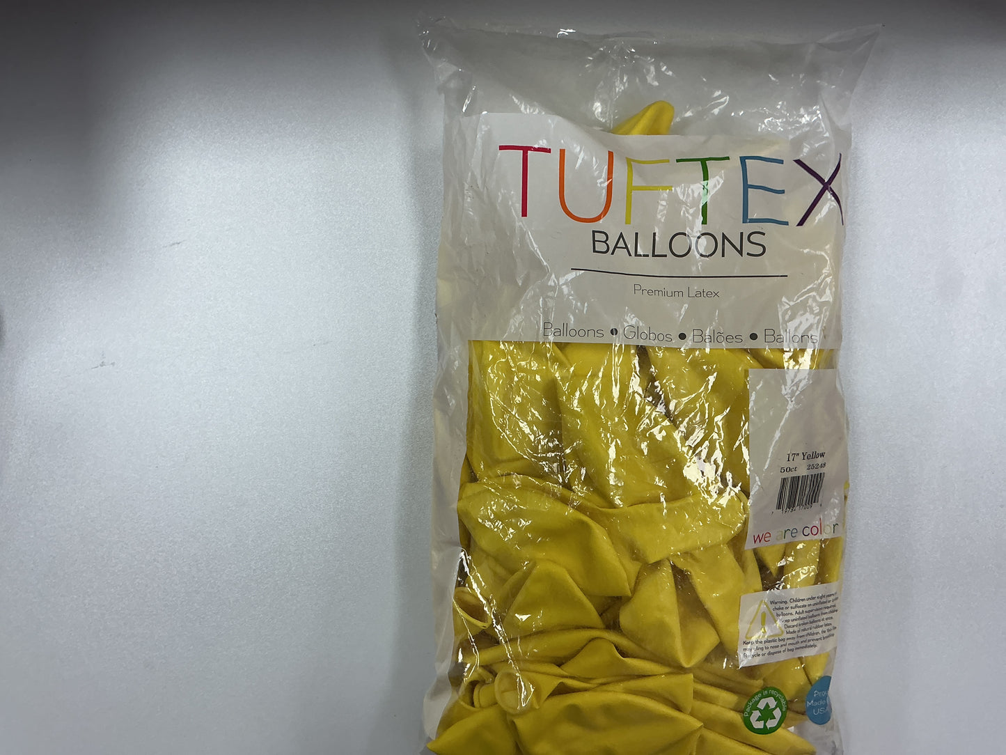 Tuftex - 17” Yellow (50ct)