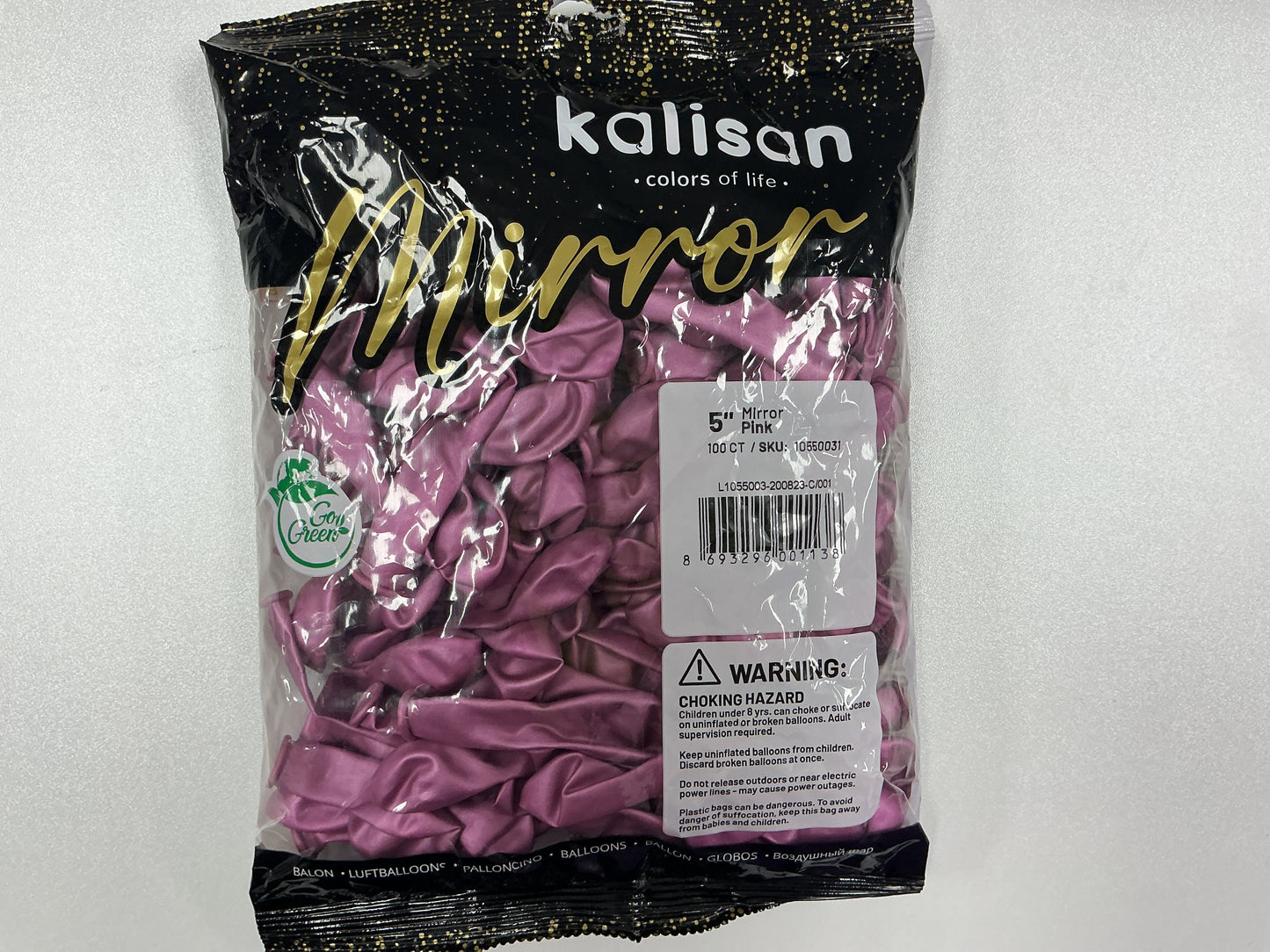 Kalisan - 5” Mirror Pink (100ct)