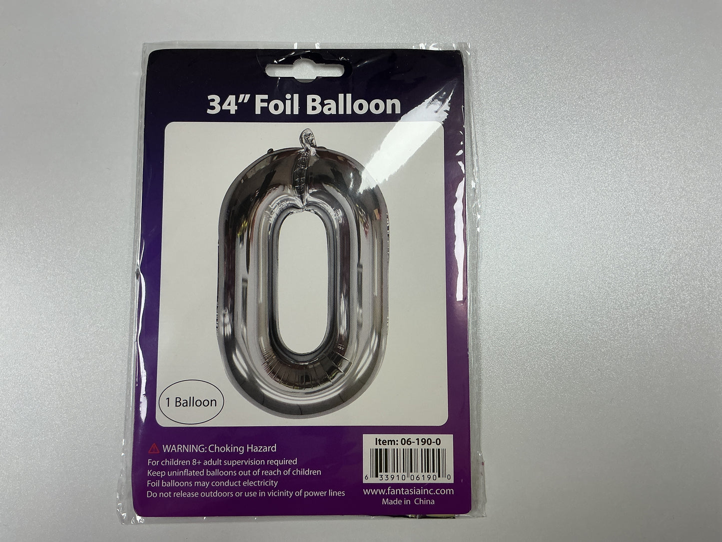 34 Inch Foil Number Balloon