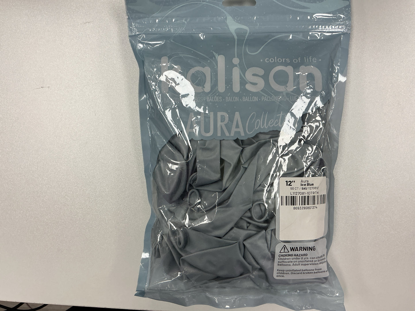 Kalisan - 12” Aura Ice Blue (50ct)