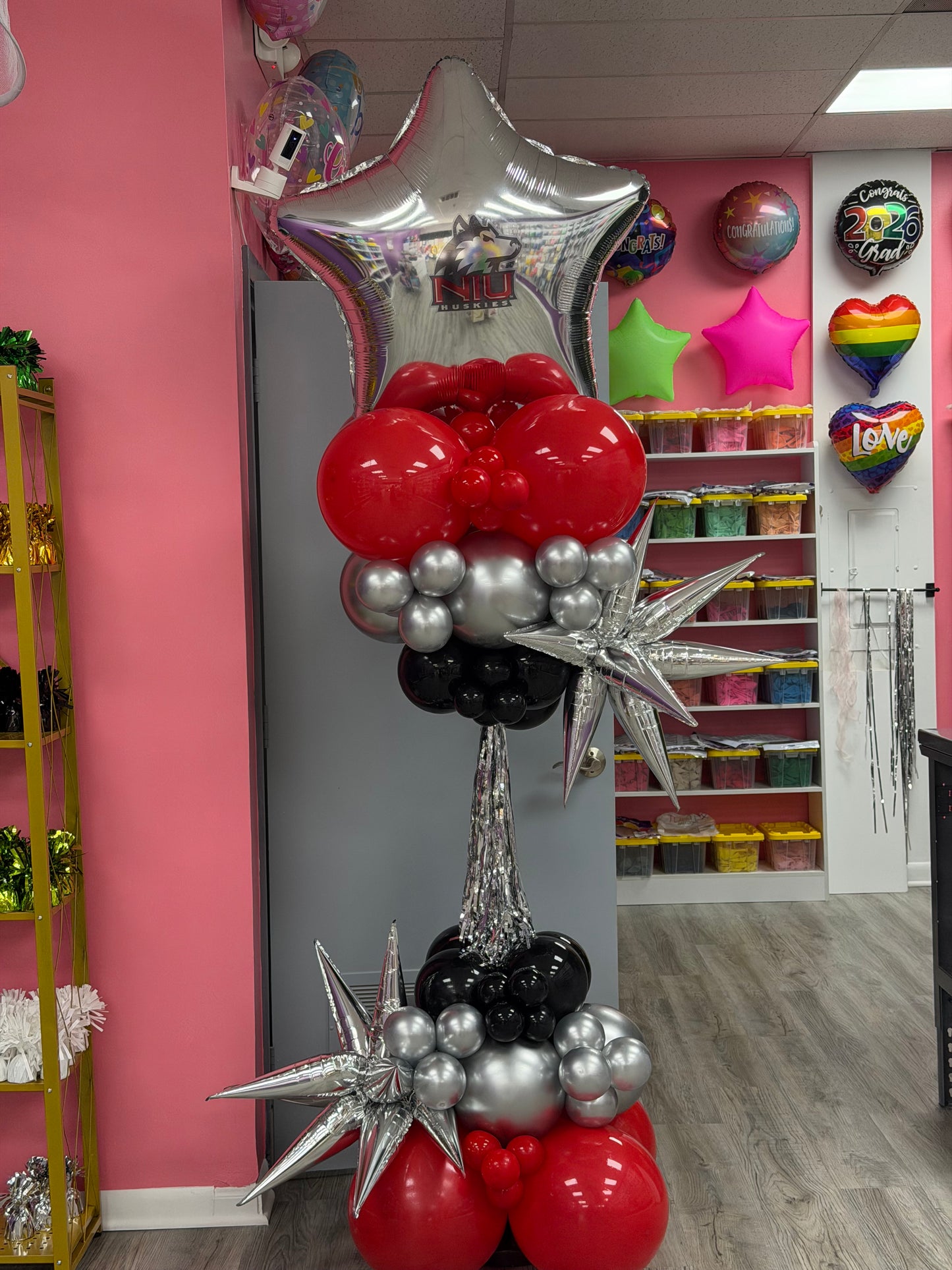 Custom College Balloon Column