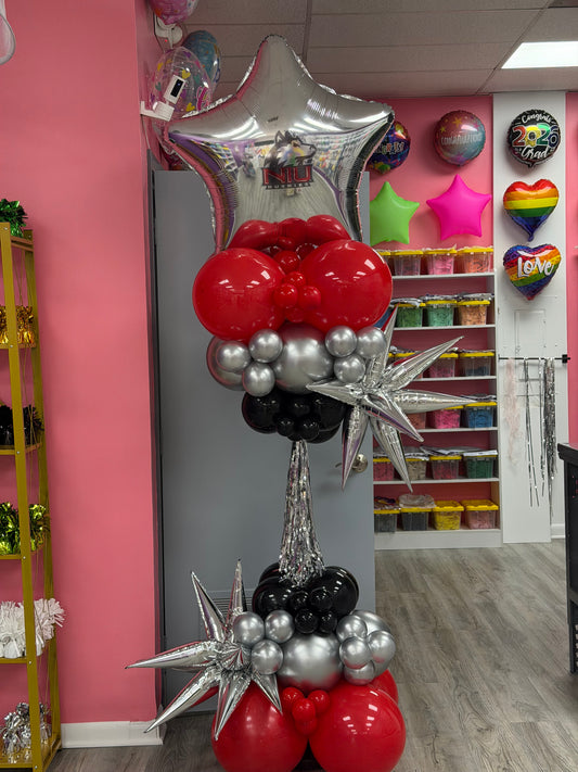 Custom College Balloon Column