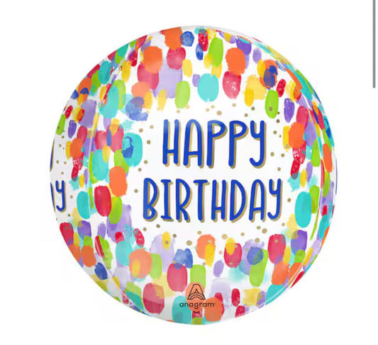 Happy Birthday Clearz Balloon