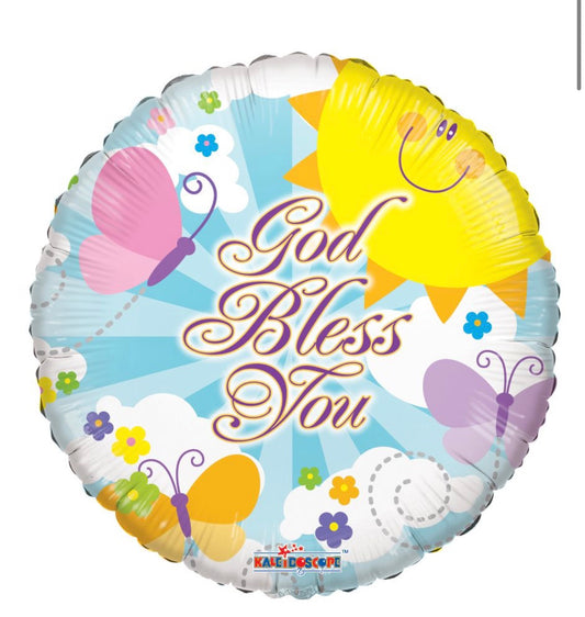 18" God Bless You Balloon