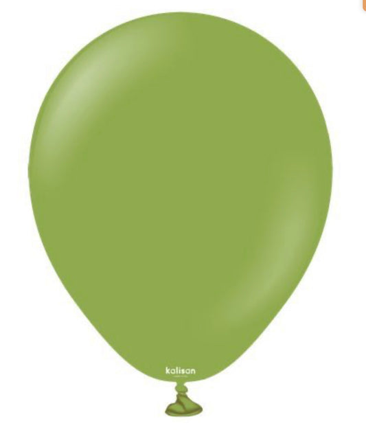 Kalisan - 12" Kalisan Latex Balloons Standard Matcha  (50ct)