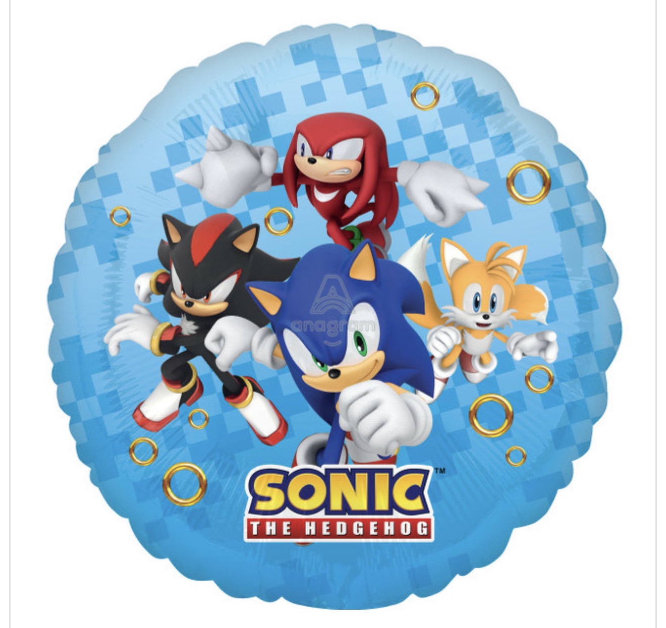 18"A Sonic The Hedgehog
