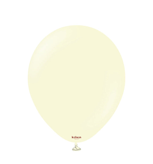 Kalisan - 5” Macaron Pale Yellow (100ct)