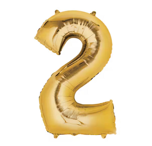 34 Inch Foil Number Balloon