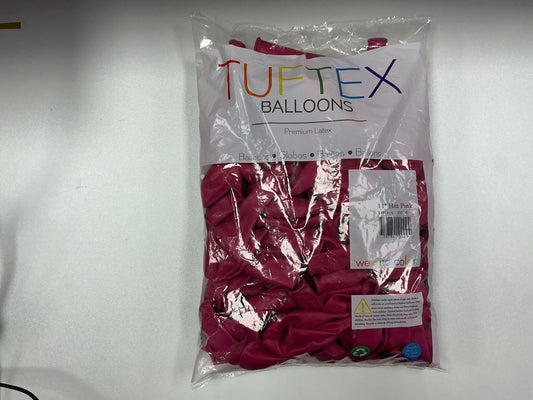Tuftex - 11” Hot Pink (100ct)