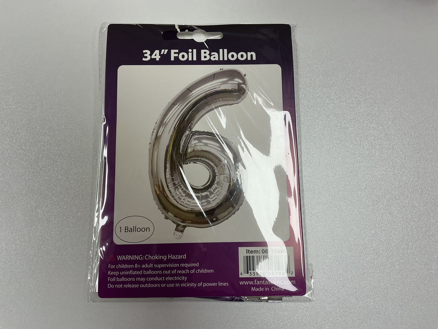 34 Inch Foil Number Balloon