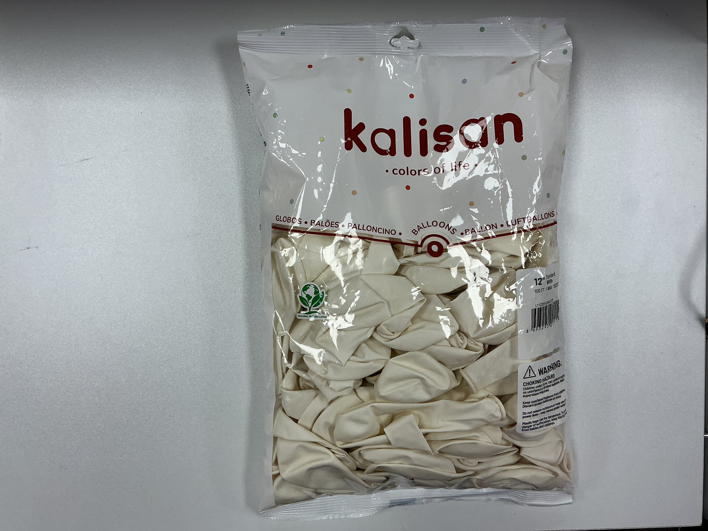 Kalisan - 12” Standard White (100ct)