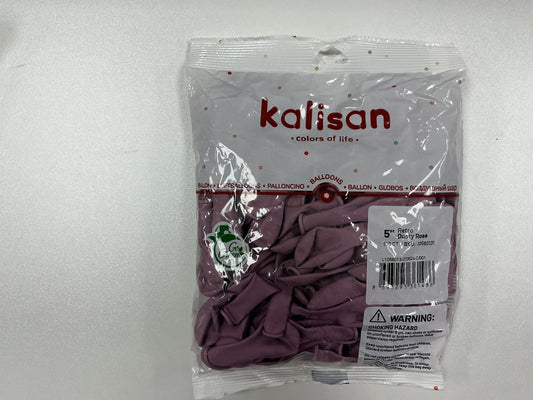Kalisan - 5” Retro Dusty Rose (100ct)
