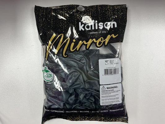 Kalisan - 12” Mirror Navy (50ct)