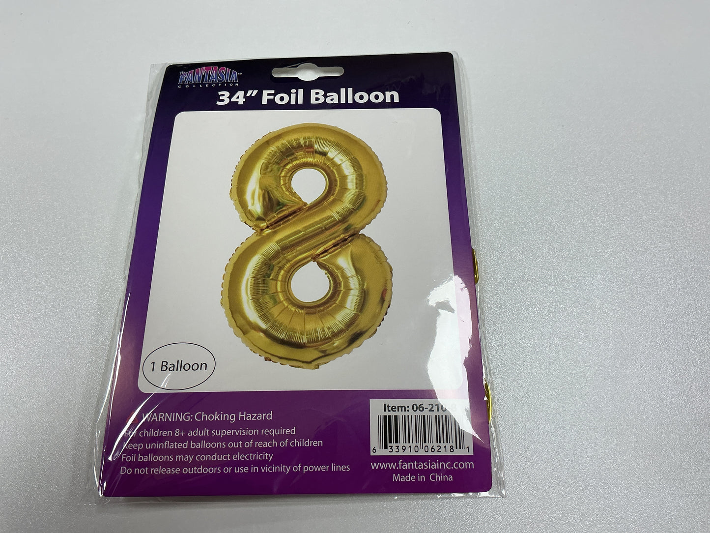34 Inch Foil Number Balloon