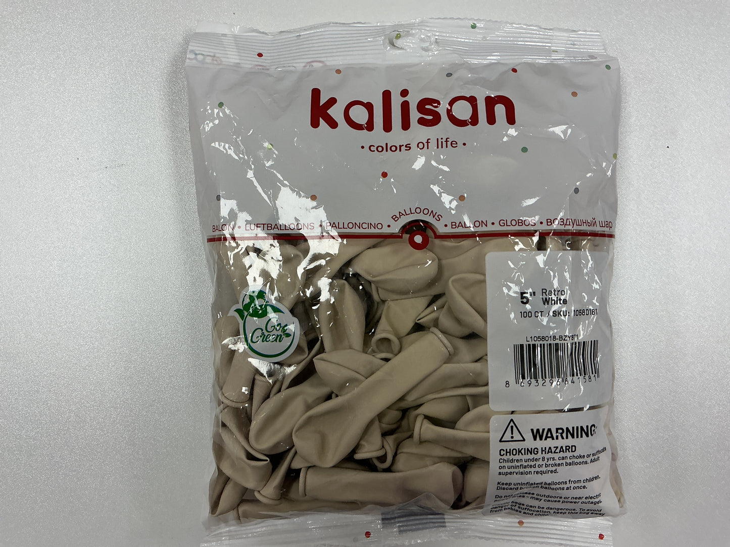 Kalisan - 5” Retro White (100ct)