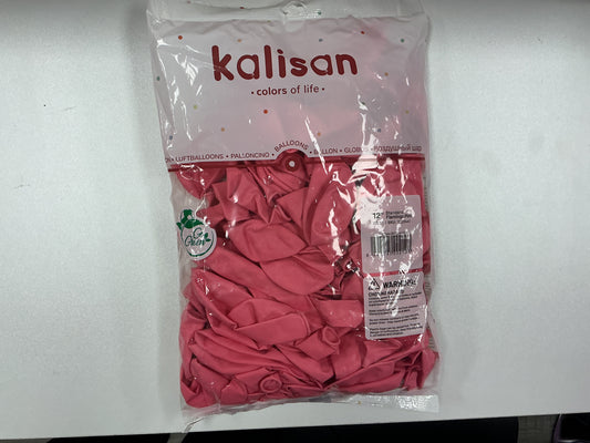 Kalisan - 12” Standard Flamingo Pink (100ct)