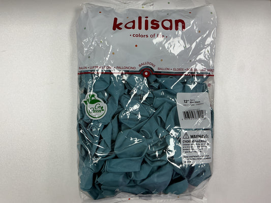 Kalisan - 12” Retro Blue Glass (100ct)