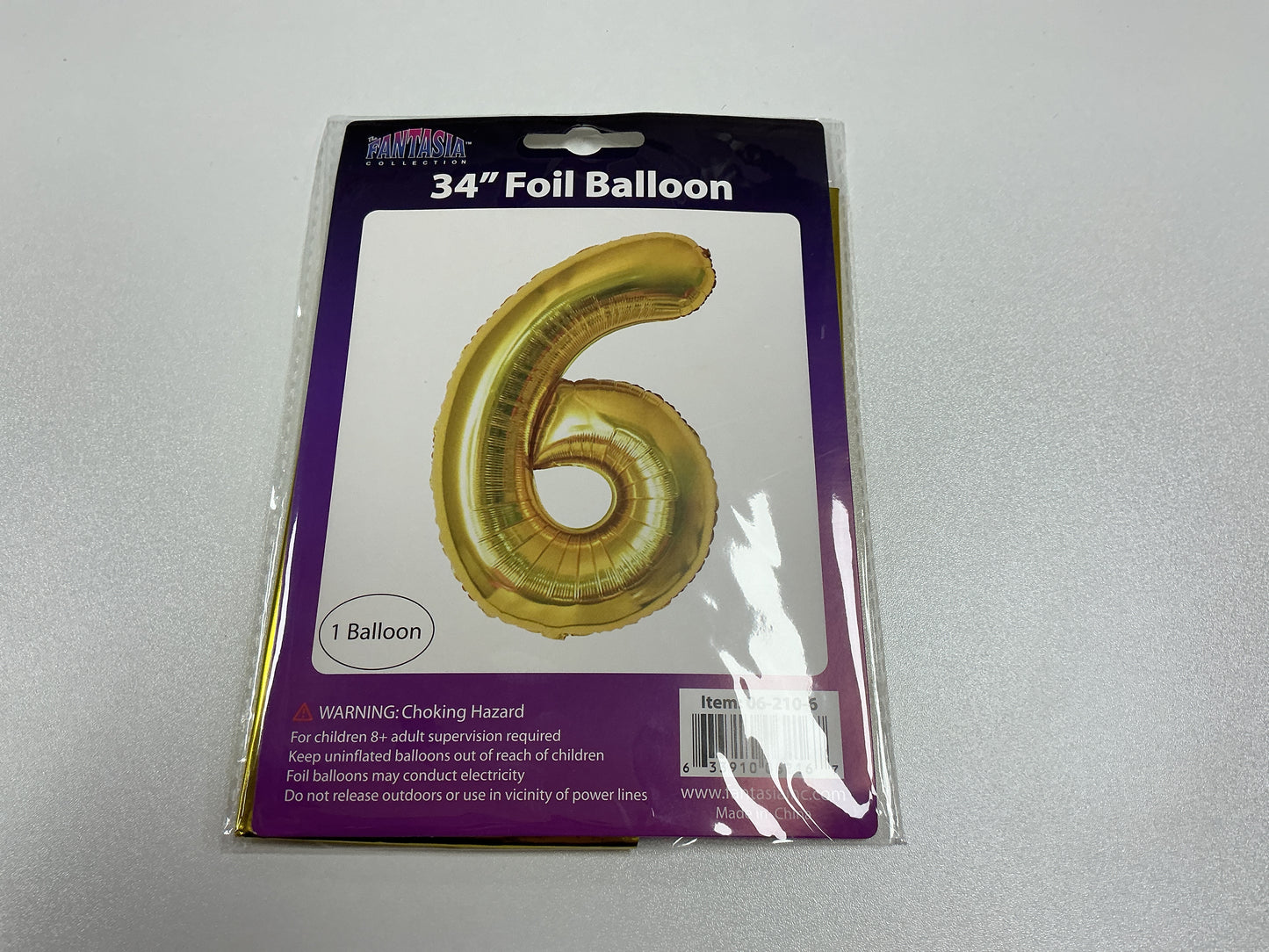 34 Inch Foil Number Balloon