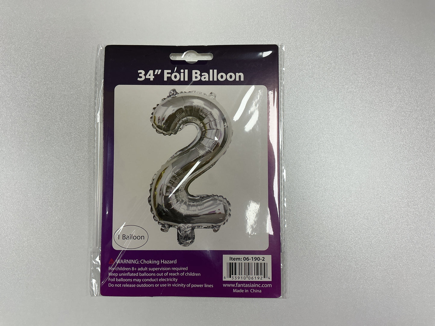34 Inch Foil Number Balloon