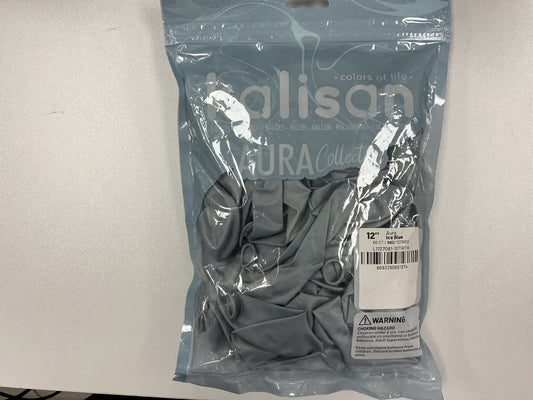Kalisan - 12” Aura Ice Blue (50ct)