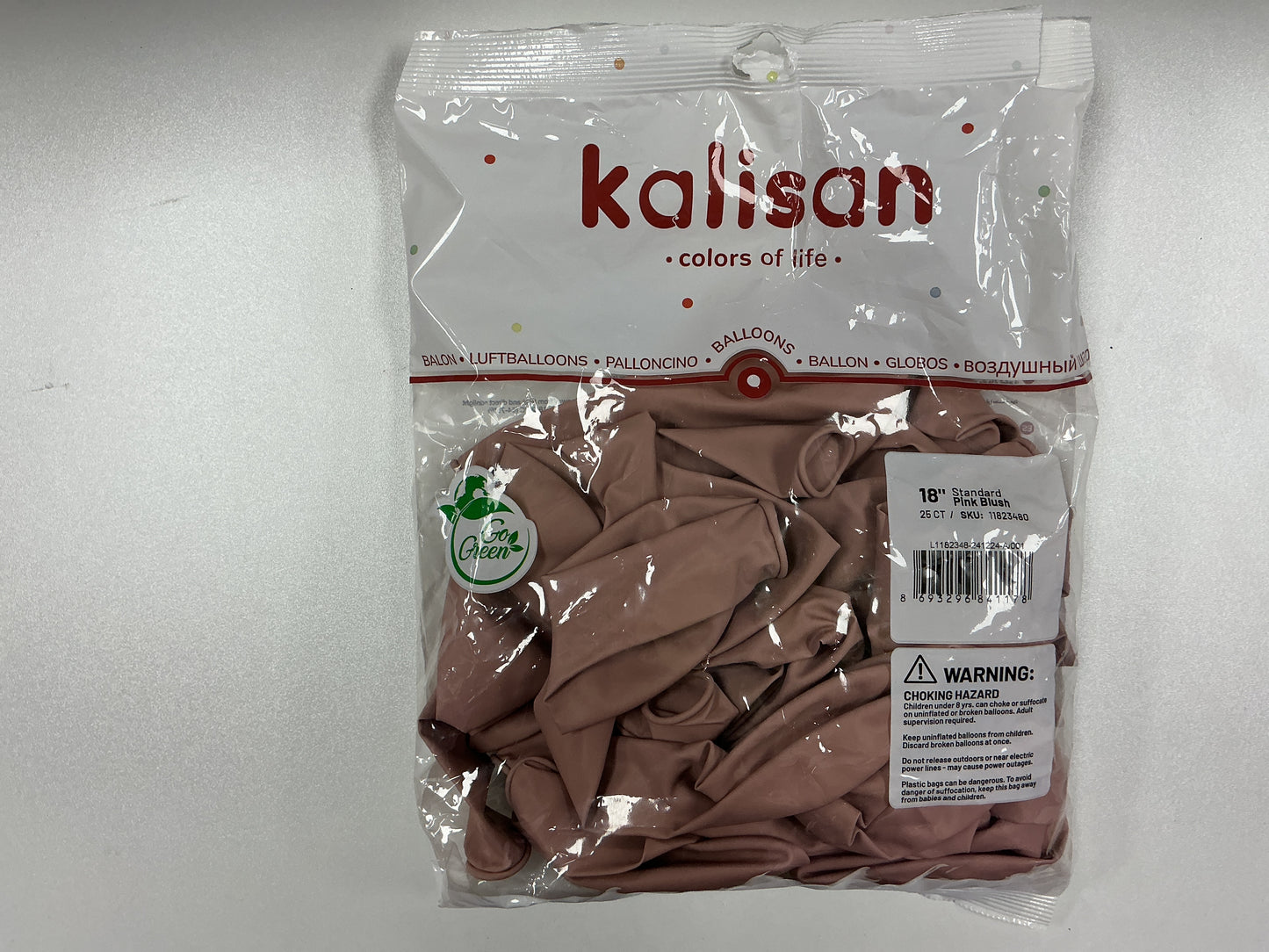 Kalisan - 18” Standard Pink Blush (25ct)