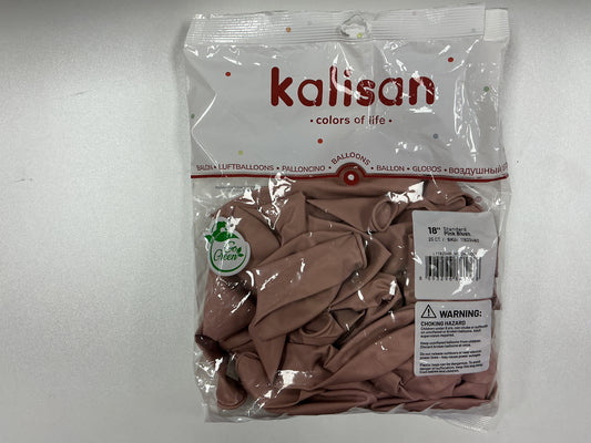 Kalisan - 18” Standard Pink Blush (25ct)